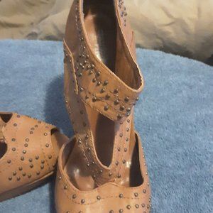 Women's Leather Heels by Charlotte Russe Size 9